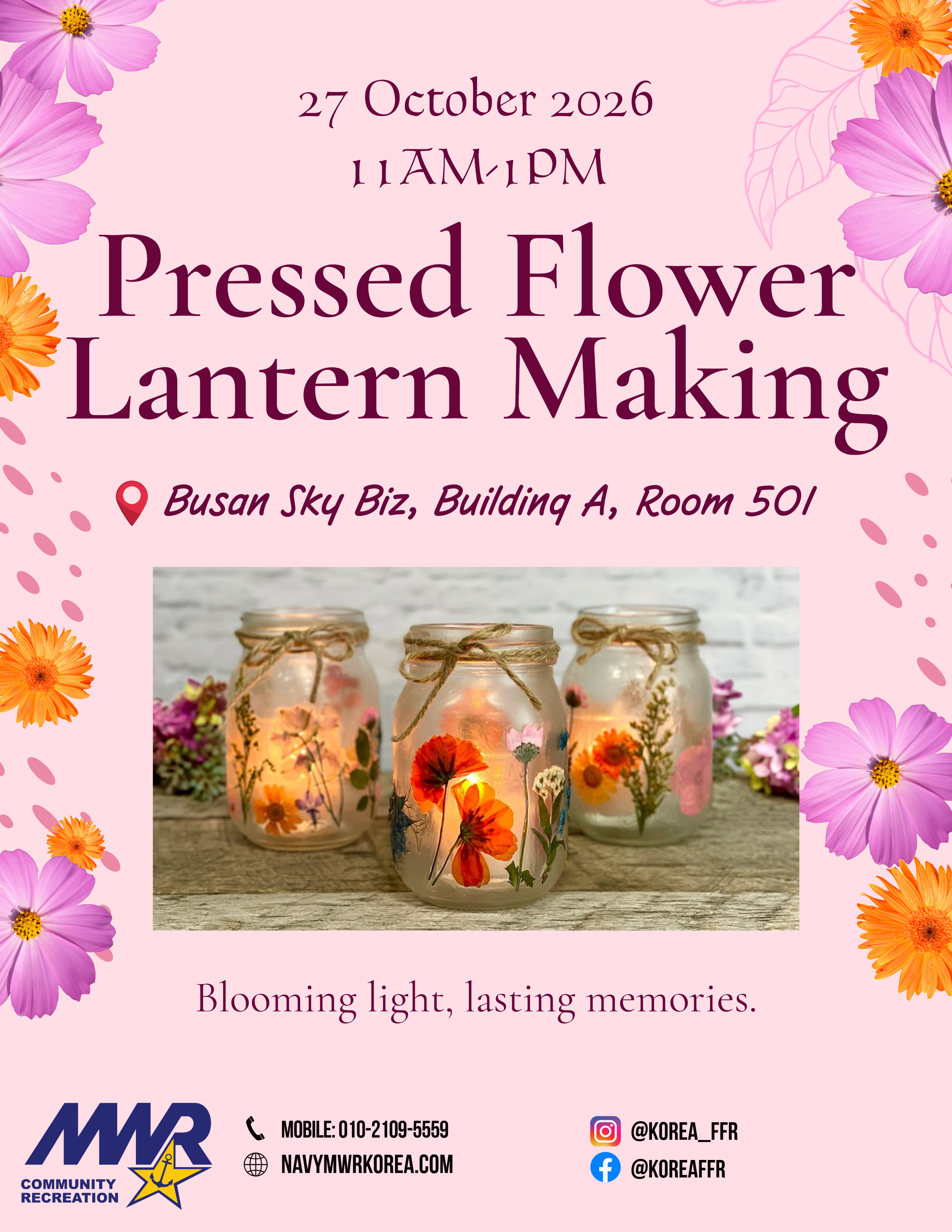 Pressed Flower Lantern Making